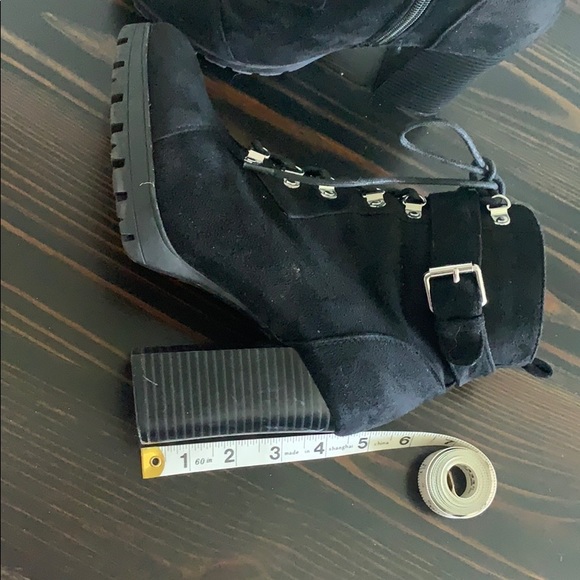 ⚠️SOLD⚠️Heeled Moto Boots - Picture 6 of 6